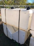 (4) 90 Gallon Poly Tanks