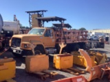 1995 FORD F-SERIES STAKE BODY CUSHION TRUCK (VDOT UNIT R01227) INOPERABLE