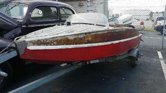 1932 SPEED CRAFT BOAT WITH TRAILER