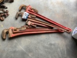 (4) Ridgid Adjustable Wrenches