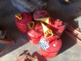 (5) Metal Gas Cans