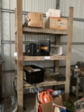 Lighting Fixtures, Air Mover, Metal Mail Box, Dewalt Cases (Empty), Shelf Included