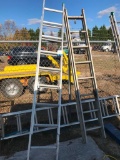 (3) Extension Ladders (1) A-Frame Ladder