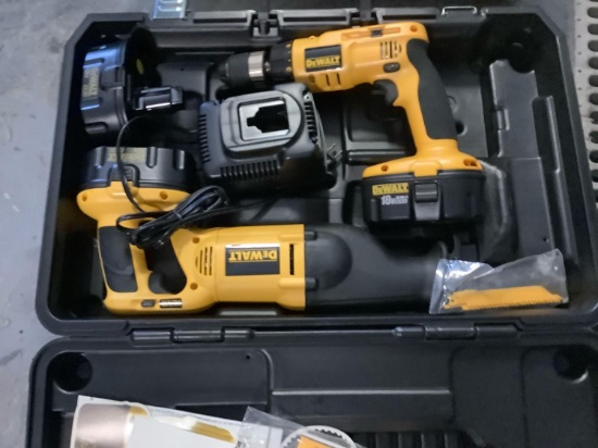 Dewalt Model DW995KC-2 18V 1/2 inch Cordless Drill & Sawzall Combo