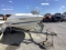 2000 WELLCRAFT EXCALIBUR RUNABOUT BOAT w/BOAT TRAILER (PARTS ONLY - NO TITLE FOR TRAILER)