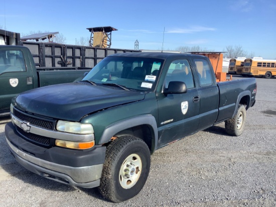 2002 CHEVROLET SILVERADO EXT. CAB PICKUP TRUCK (DGIF Unit #2020-023-3897) (INOPERABLE)