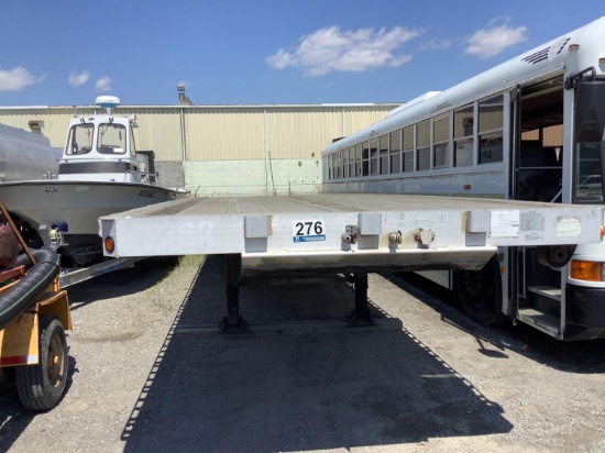 2011 FONTAINE FLATBED EQUIPMENT TRAILER, 48FT