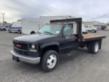 2001 GMC 3500 FLATBED TRUCK