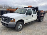 2005 FORD F-350 CREW CAB DUMP TRUCK (VDOT UNIT #R07600)