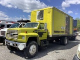 1988 FORD F800 BOX TRUCK