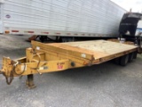 2001 BELSHE T-9 FLAT BED TRAILER (UNIT #91065)