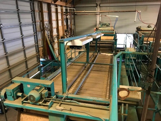 Haines Complete Carbon Steel Frame Wash & Grading Potato Line