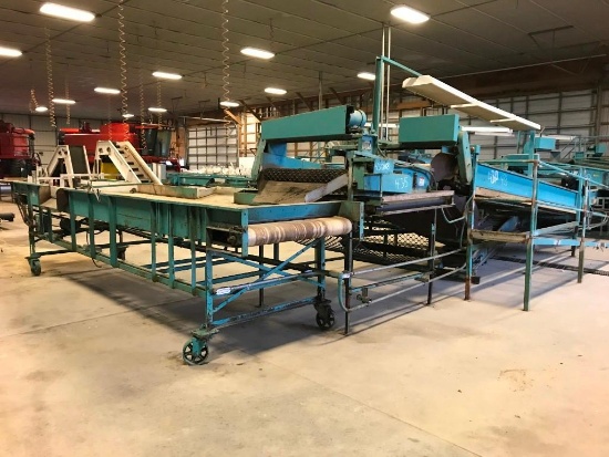 Haines Complete Carbon Steel Frame Wash & Grading Potato Line