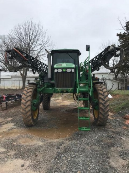 2012 JOHN DEERE 4730 SPRAYER TRUCK w/2012 B & B TRAILER (UNIT #S-8894)