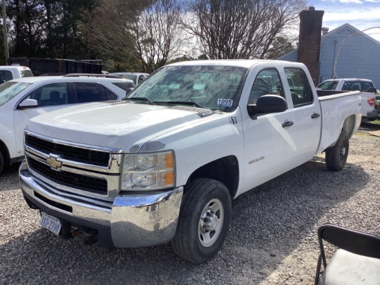 2010 CHEVROLET 2500 4X4 CREW CAB PICKUP