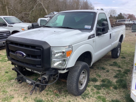 2012 FORD F250 4X4 PICKUP TRUCK (INOPERABLE)