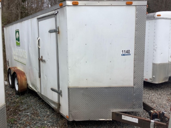 2009 TRAILMASTER ENCLOSED 7 x 18 TRAILER