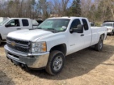 2011 CHEVROLET 2500 4 x 4 EXT. CREW CAB PICKUP TRUCK