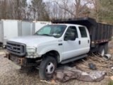 2000 FORD F550 CREW CAB DUMP TRUCK