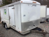 2005 HOMESTEADER 16' ENCLOSED TRAILER