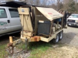 FINN BARK BLOWER MULCH SPREADER TRAILER