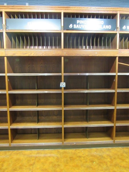 Magnolia River Mfg. Wine Display Cabinet