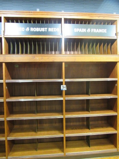 Magnolia River Mfg. Wine Display Cabinet