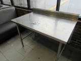 (2) Stainless Steel Work Tables