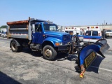 1993 International 4900 S/A Dump Truck W/Snow Plow