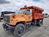 2001 GMC C7500 10' S/A Dump Truck w/Spreader