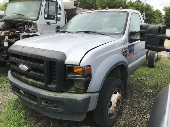 2008 FORD F550 S/A CAB & CHASSIS TRUCK (UNIT #8255) (INOPERABLE) (90-DAY TITLE DELAY)