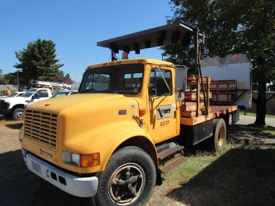 1996...International 4700 Flat Bed With Crash Cushion (VDOT # R02719)