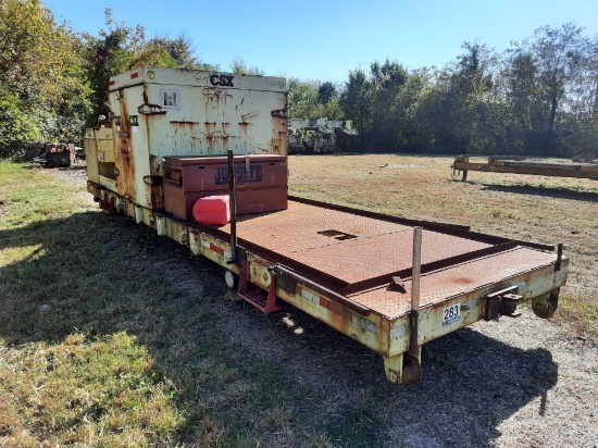 Railroad Cart W/ Shelving (CSX Unit)