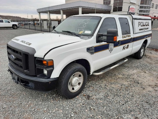 2009 FORD F350 XL SUPER DUTY K9 TRUCK(HC UNIT: HC-2102-031)