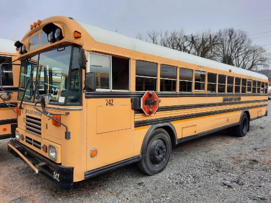 2001 BLUE BIRD SCHOOL BUS (INOPERABLE)