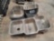 ASSORTED STAINLESS STEEL KITCHEN SINKS