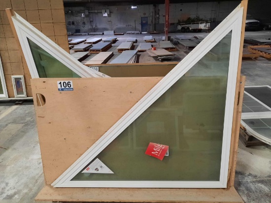 ASSORTED WINDOWS & ROLLING A-FRAME