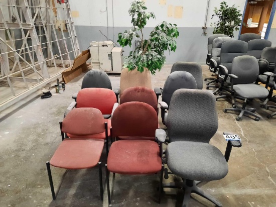 OFFICE CHAIRS & ARTIFICIAL TREE