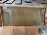 SHEET OF GLASS & WINDOW FRAME