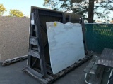 GRANITE & POLISHED MARBLE SLABS & WOODEN A-FRAME