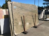 GRANITE SLABS & QUARTZ REMNANTS & SLAB RACK