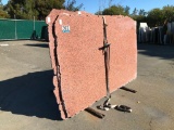 GRANITE SLABS & METAL A-FRAME