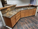 GRANITE KITCHEN COUNTERTOP & CABINET DISPLAY