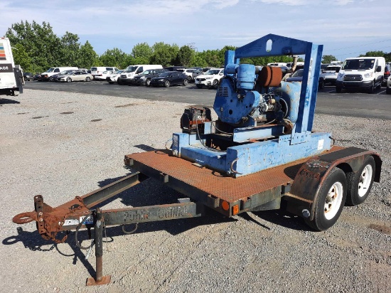 2006 MANSFIELD TRAILER W/ T SERIES SELF-PRIMING CENTRIFUGAL PUMP