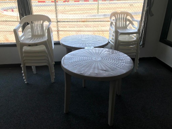 PLASTIC TABLES & CHAIRS
