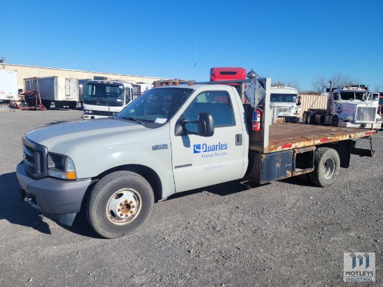 2003 Ford F350 Flat Bed Service Truck