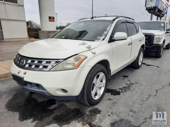 2005 Nissan Murano Multipurpose Vehicle (MPV), VIN # JN8AZ08W65W418235