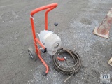Rigid K1500 45' Drain Cleaner w/ Steel Pipe