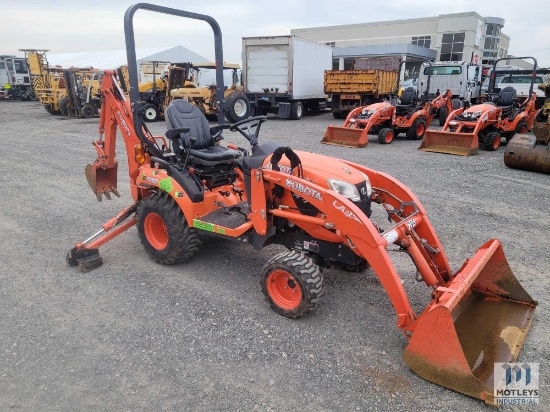 2018 Kubota BX23S 4x4 Mini Backhoe Loader