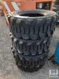 4 Skid Steer Tires